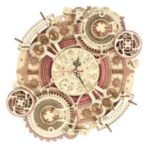 ROKR-Zodiac-Wall-Clock-Mechanical-Time-Art-Engine-Robotime-LC601