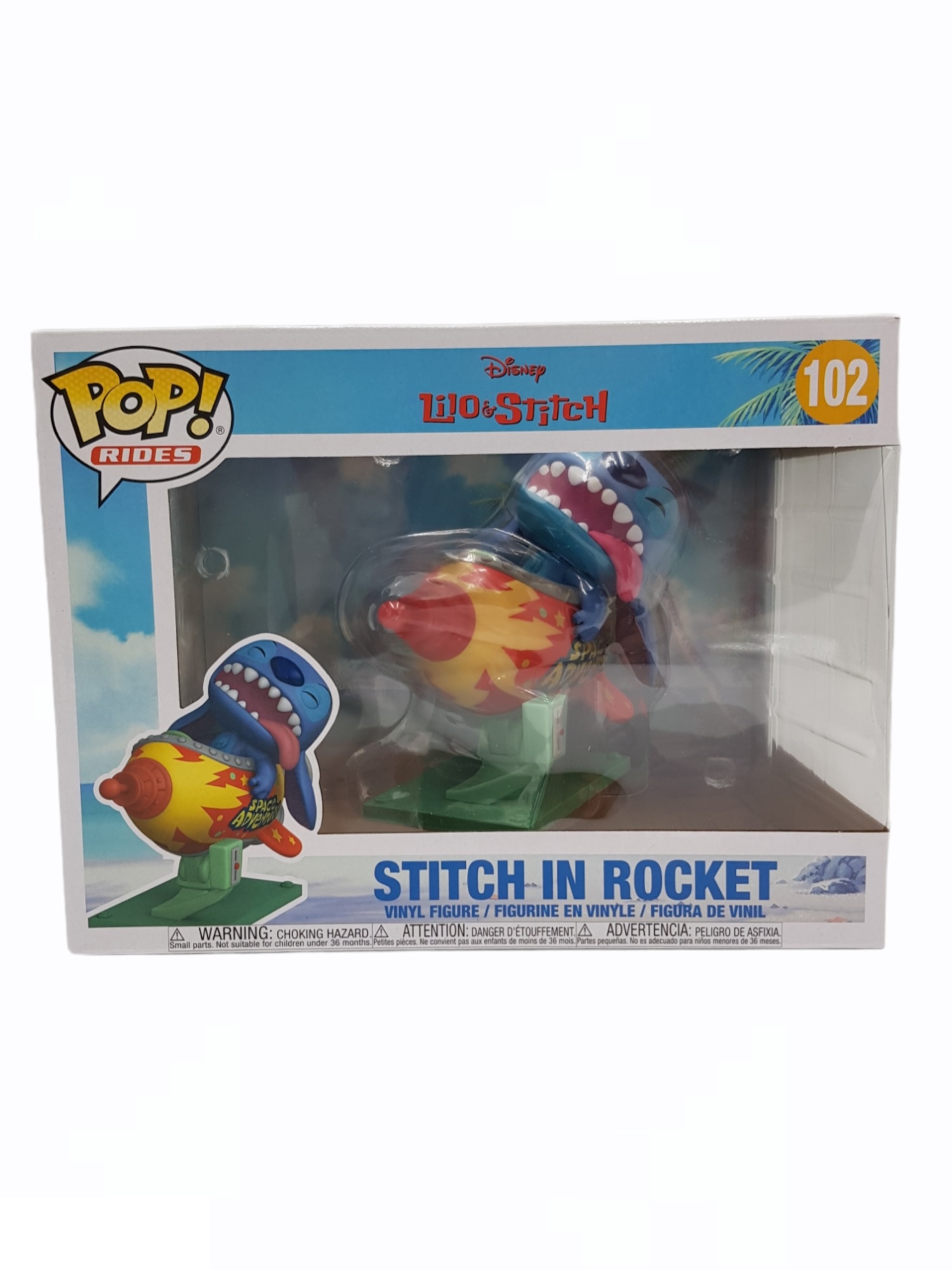 Pop! Rides Stitch in Rocket