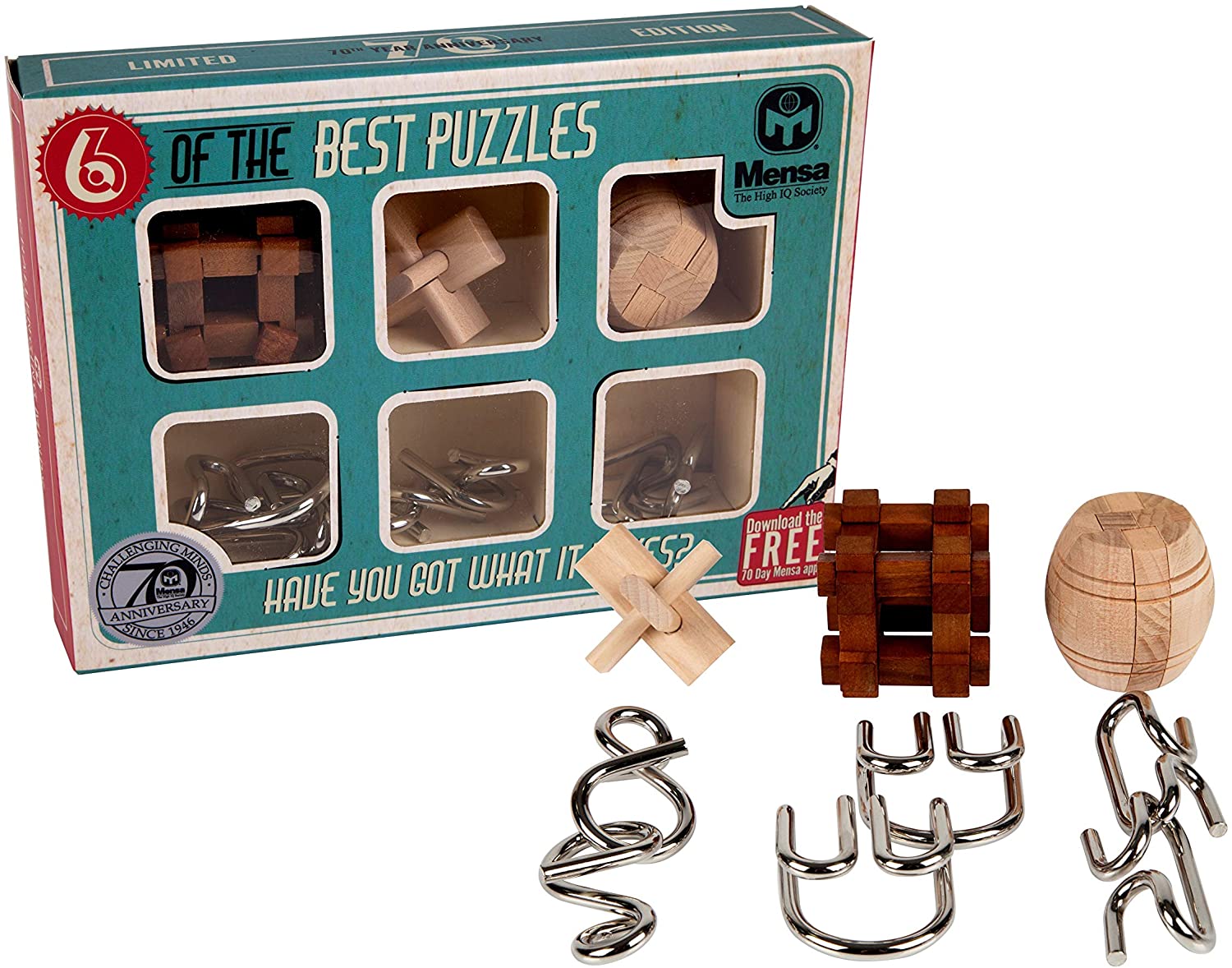 Mensa Set Of 6 Best Puzzles